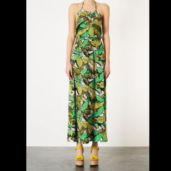 Maxi TopShop Halter dress - Picture 2 of 7